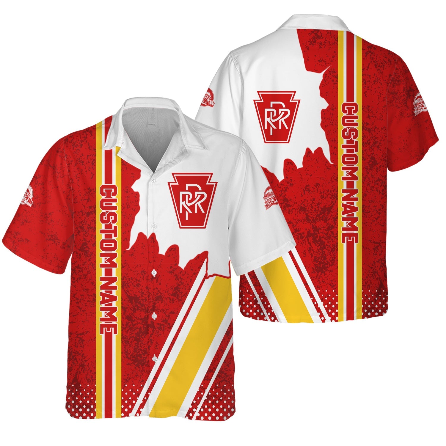 Railspirit Personalized Pennsylvania Railroad Hawaiian Shirt All Over Printed Unisex Shirt