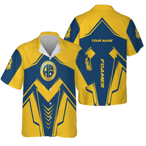 Railspirit Personalized Alaska Railroad Hawaiian Shirt Railway Trainspotter Style Shirt Gift Idea For Foamers