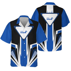 Railspirit Conrail Railroad Hawaiian Shirt Bold Graphic Style All Over Printed Shirt