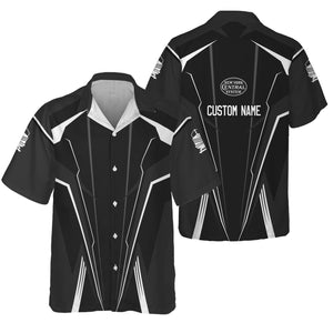 Railspirit Personalized New York Central Railroad Hawaiian Shirt Lightning-Edge Design Train Shirt For Railroad Lovers