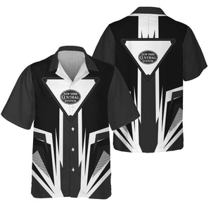 Railspirit New York Central Railroad Hawaiian Shirt Bold Graphic Style All Over Printed Shirt