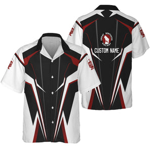 Railspirit Personalized Great Northern Railway Hawaiian Shirt Lightning-Edge Design GNR Train Shirt For Railroad Lovers