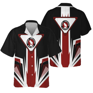 Railspirit Great Northern Railway Hawaiian Shirt Bold Graphic Style GNR All Over Printed Shirt