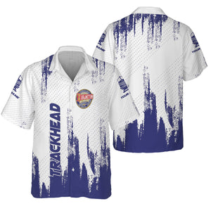 Railspirit Personalized Chicago, Burlington and Quincy Railroad Hawaiian Shirt Paint Impact Design Train Shirt for Trackhead