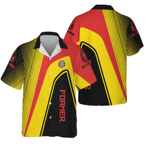 Railspirit Personalized Seaboard Air Line Railroad Hawaiian Shirt Vibrant Striking Style Shirt For Rail Enthusiasts