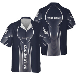 Railspirit Personalized Chessie System Railroad Hawaiian Shirt Striking Line Style Train Shirt For Locomotive Lovers