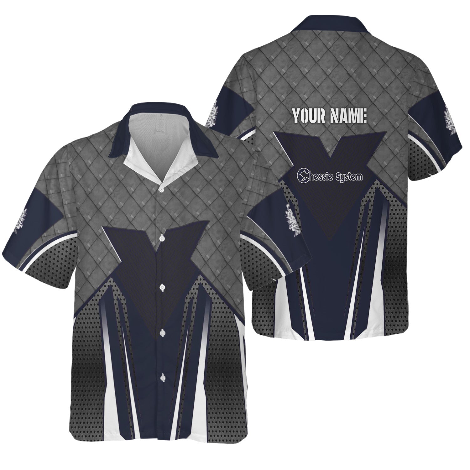 Railspirit Personalized Chessie System Railroad Hawaiian Shirt Rugged Steel Vibes Train Shirt All Over Print