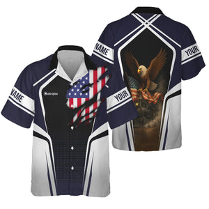 Railspirit Personalized Chessie System Railroad Hawaiian Shirt American Eagle Vintage Train Shirt