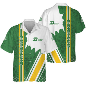 Railspirit Personalized Burlington Northern Railroad Hawaiian Shirt All Over Printed Unisex Shirt