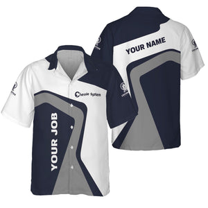 Railspirit Personalized Chessie System Railroad Hawaiian Shirt Unique Design with Custom Job Position Train Shirt