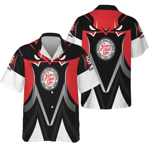 Railspirit Personalized Atlantic Coast Line Railroad Hawaiian Shirt Vibrant Graphic Pattern Shirt For Train Enthusiasts