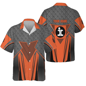 Railspirit Personalized Illinois Central Railroad Hawaiian Shirt Rugged Steel Vibes Train Shirt All Over Print