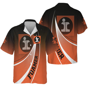 Railspirit Personalized Illinois Central Railroad Hawaiian Shirt Railway-Themed Style Shirt Gift Idea For Trainspotter