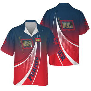 Railspirit Personalized Wabash Railroad Hawaiian Shirt Railway-Themed Style Shirt Gift Idea For Trainspotter