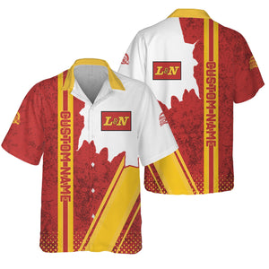 Railspirit Personalized Louisville and Nashville Railroad Hawaiian Shirt L&N All Over Printed Unisex Shirt