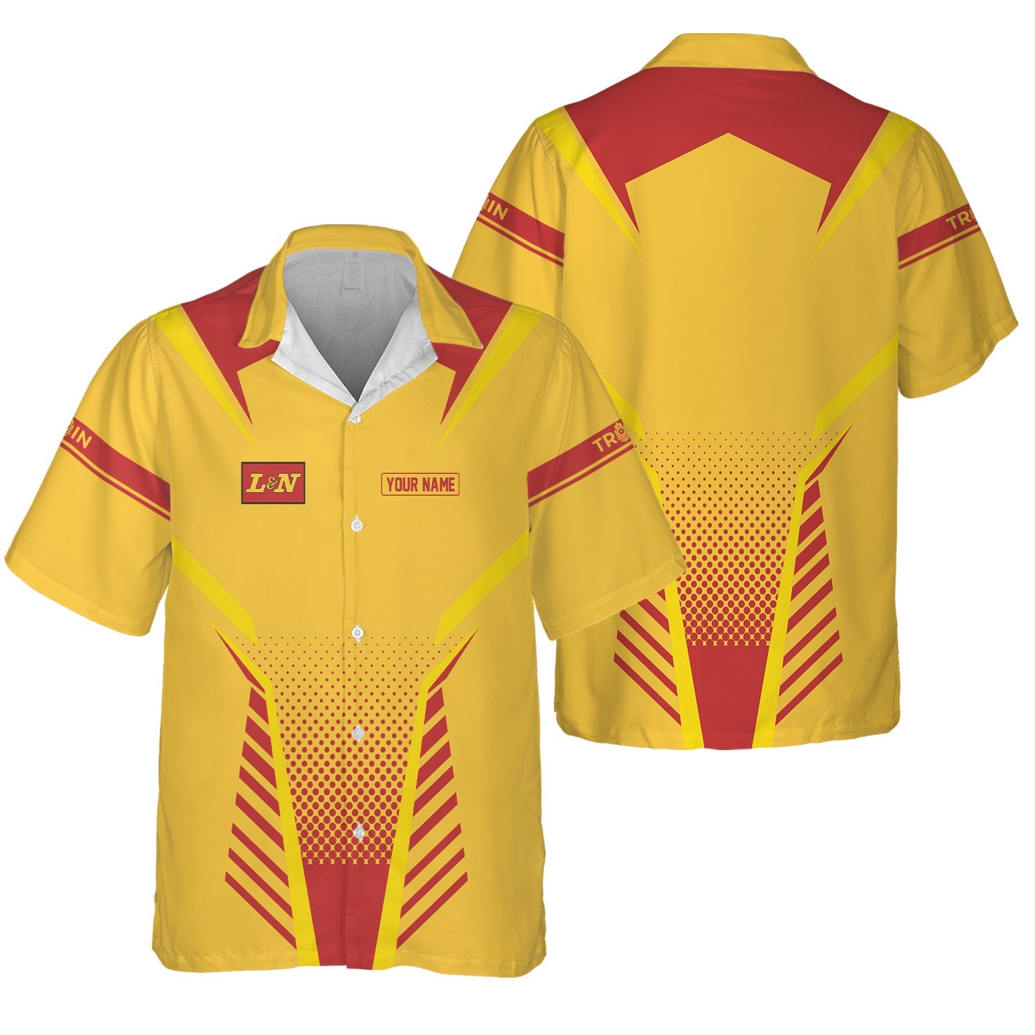 Railspirit Personalized Louisville and Nashville Railroad Hawaiian Shirt Unisex L&N Train Shirt All Over Print