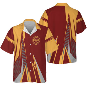 Railspirit Personalized Duluth, Missabe, & Iron Range Railroad Hawaiian Shirt Lightning-Inspired Railway Style Shirt For Train Lovers