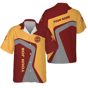 Railspirit Personalized Duluth, Missabe, & Iron Range Railroad Hawaiian Shirt Unique Design with Custom Job Position Train Shirt