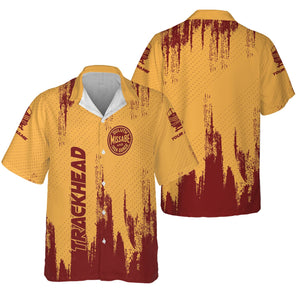 Railspirit Personalized Duluth, Missabe, & Iron Range Railroad Hawaiian Shirt Paint Impact Design Train Shirt for Trackhead