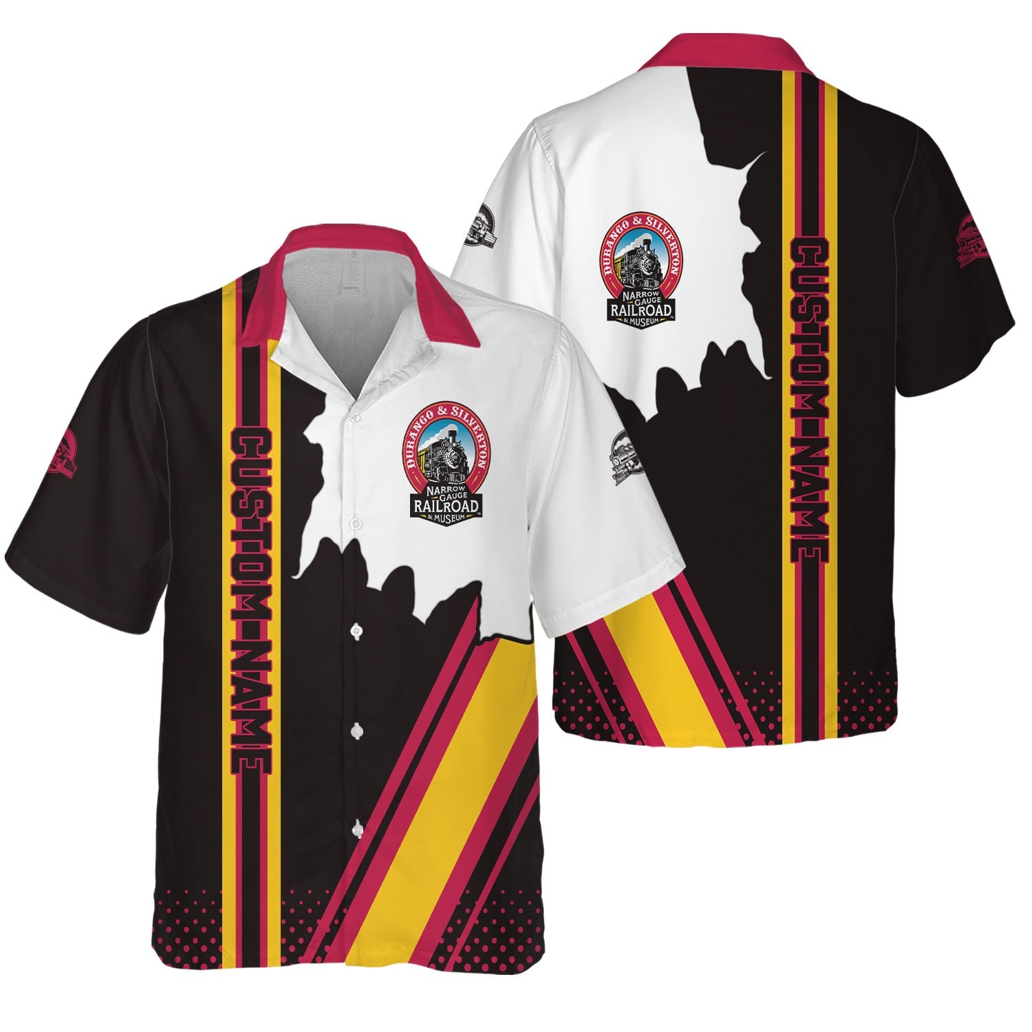 Railspirit Personalized Durango And Silverton Narrow Gauge Railroad Hawaiian Shirt All Over Printed Unisex Shirt