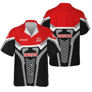 Railspirit Personalized Katy Railroad Hawaiian Shirt Track-Inspired with Custom Job Position Train Shirt