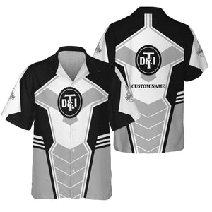 Railspirit Personalized Detroit Toledo And Ironton Railroad Hawaiian Shirt Engine-Inspired Style Train Shirt for Railroad Fanatic