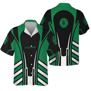 Railspirit Personalized Pittsburgh And Lake Erie Railroad Hawaiian Shirt Striped Railroad Style Train Shirt All Over Print