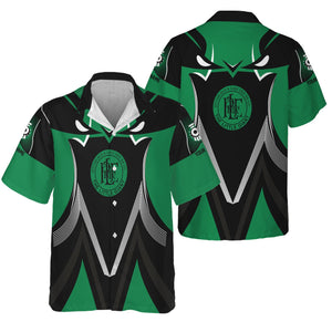 Railspirit Personalized Pittsburgh And Lake Erie Railroad Hawaiian Shirt Vibrant Graphic Pattern Shirt For Train Enthusiasts