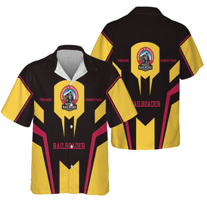 Railspirit Personalized Durango And Silverton Narrow Gauge Railroad Hawaiian Shirt Custom Year Railroader Shirt Gift Idea For Train Lover