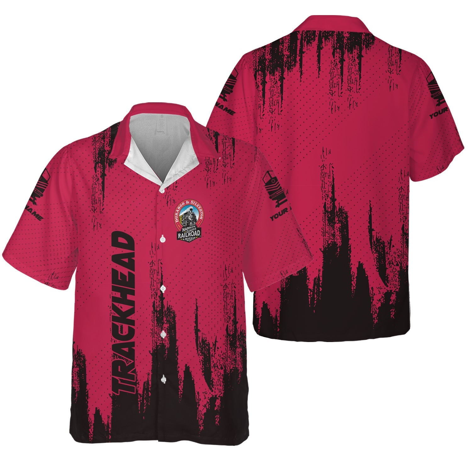 Railspirit Personalized Durango And Silverton Narrow Gauge Railroad Hawaiian Shirt Paint Impact Design Train Shirt for Trackhead