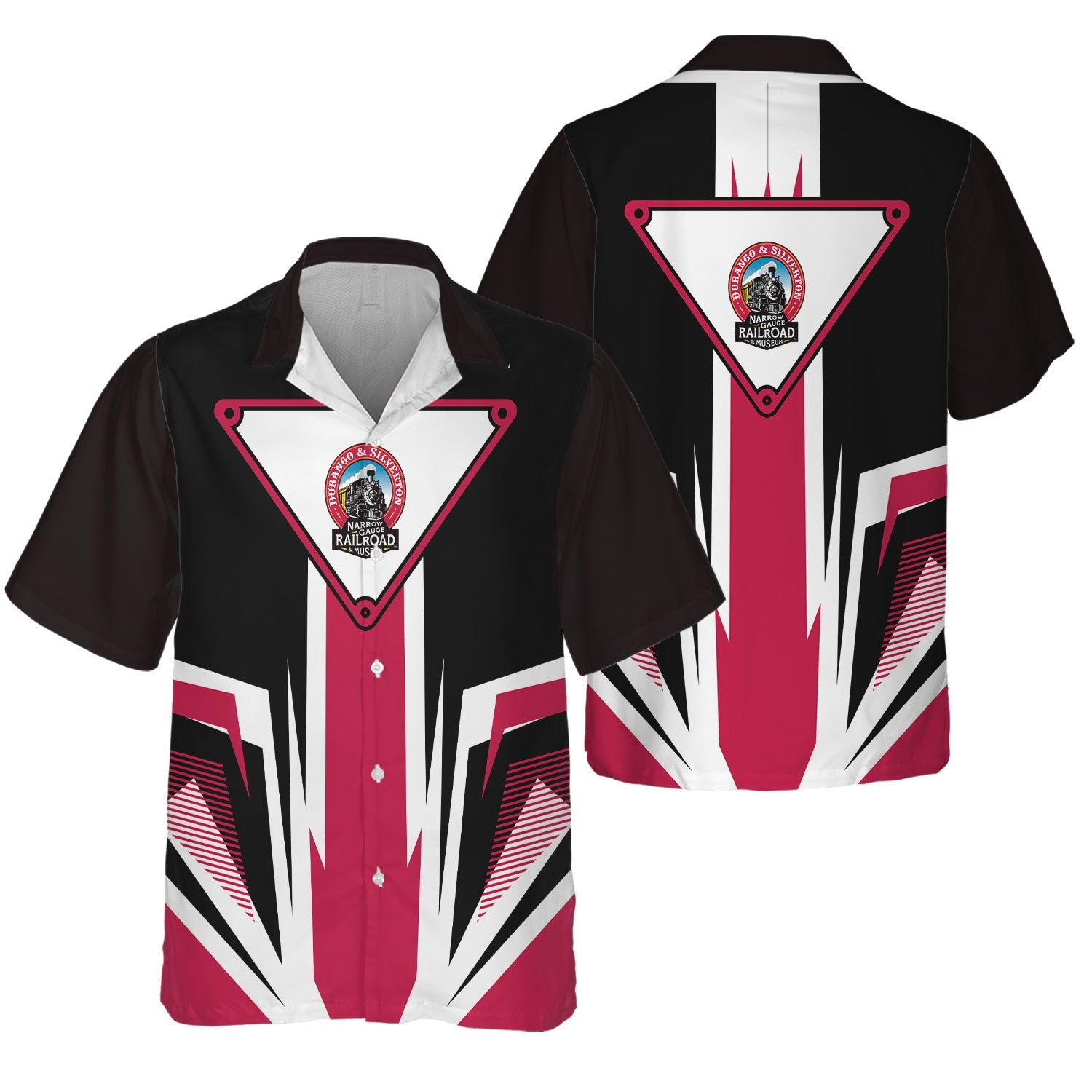 Railspirit Durango And Silverton Narrow Gauge Railroad Hawaiian Shirt Bold Graphic Style All Over Printed Shirt