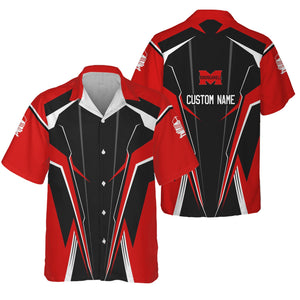 Railspirit Personalized Monongahela Railroad Hawaiian Shirt Lightning-Edge Design Train Shirt For Railroad Lovers