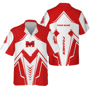 Railspirit Personalized Monongahela Railroad Hawaiian Shirt Railway Trainspotter Style Shirt Gift Idea For Foamers