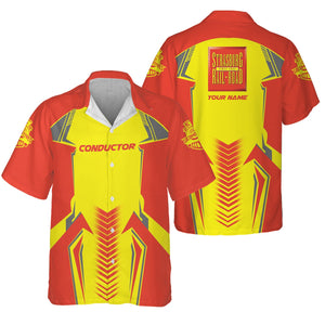 Railspirit Personalized Strasburg Railroad Hawaiian Shirt Standout Style with Custom Position Train Shirt