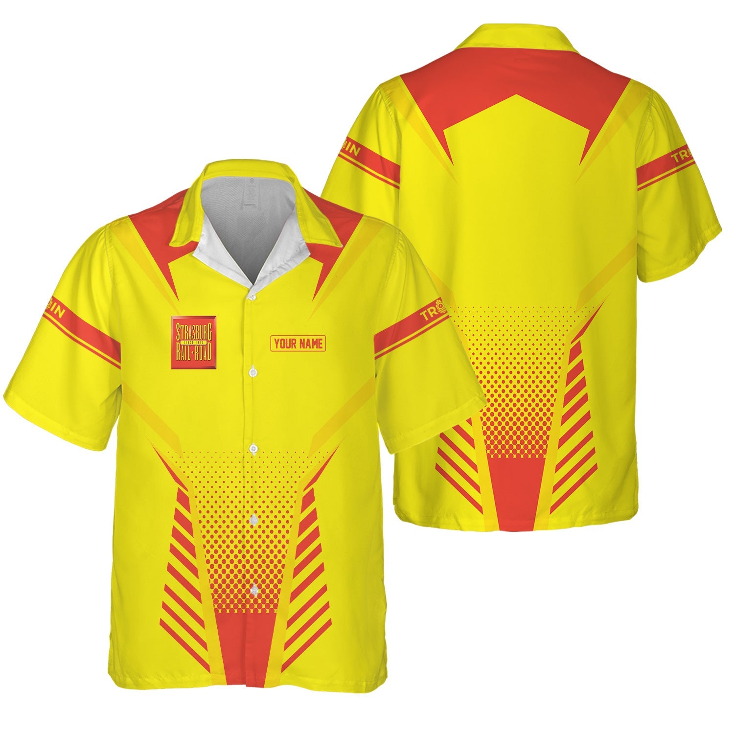 Railspirit Personalized Strasburg Railroad Hawaiian Shirt Unisex Train Shirt All Over Print