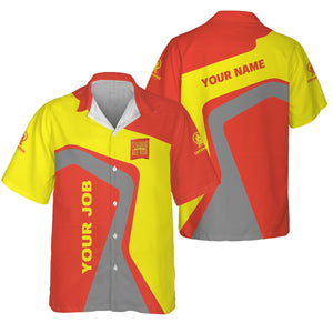 Railspirit Personalized Strasburg Railroad Hawaiian Shirt Unique Design with Custom Job Position Train Shirt