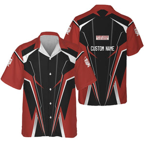 Railspirit Personalized New Hope Railroad Hawaiian Shirt Lightning-Edge Design Train Shirt For Railroad Lovers