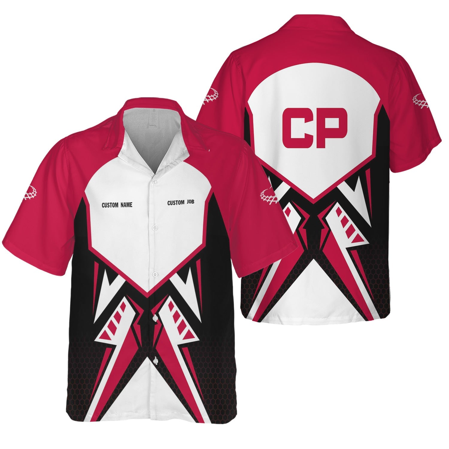 Railspirit Personalized Canadian Pacific Railroad Hawaiian Shirt Vibriant Style with Custom Position Train Shirt