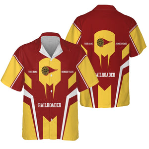 Railspirit Personalized Western Maryland Railway Hawaiian Shirt Custom Year Railroader Shirt Gift Idea For Train Lover