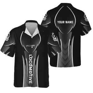 Railspirit Personalized Norfolk Southern Railway Hawaiian Shirt Striking Line Style Train Shirt For Locomotive Lovers