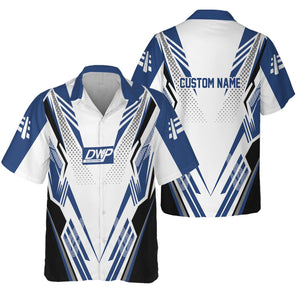 Railspirit Personalized Duluth, Winnipeg and Pacific Railway Hawaiian Shirt Railroad Tribute Design Train Shirt for Train Lovers