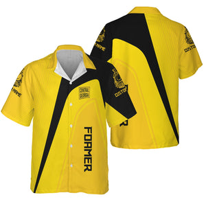 Railspirit Personalized Central of Georgia Railway Hawaiian Shirt Vibrant Striking Style Shirt For Rail Enthusiasts