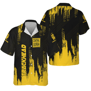 Railspirit Personalized Central of Georgia Railway Hawaiian Shirt Paint Impact Design Train Shirt for Trackhead