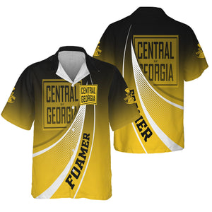 Railspirit Personalized Central of Georgia Railway Hawaiian Shirt Railway-Themed Style Shirt Gift Idea For Trainspotter