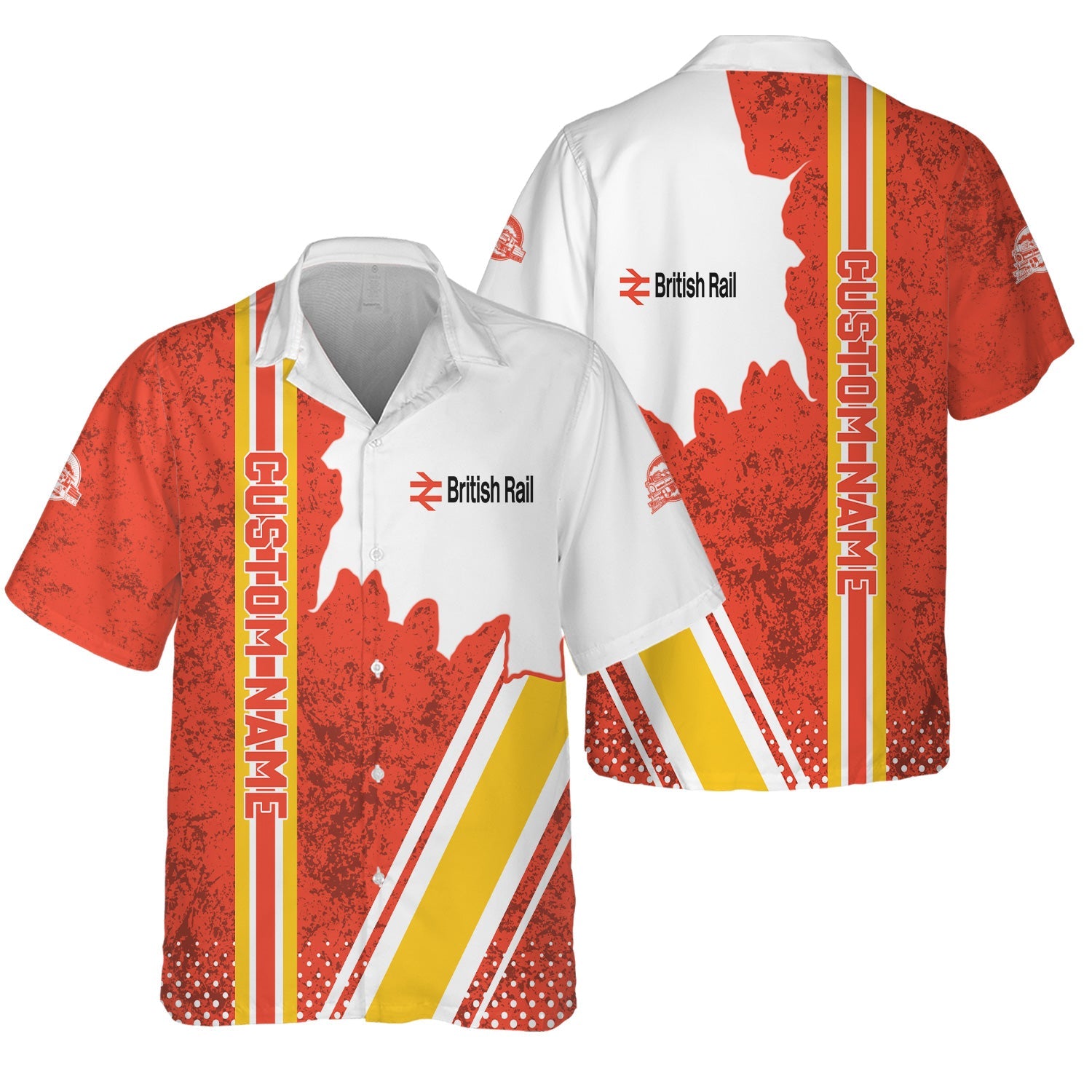 Railspirit Personalized British Railway Hawaiian Shirt All Over Printed Unisex Shirt