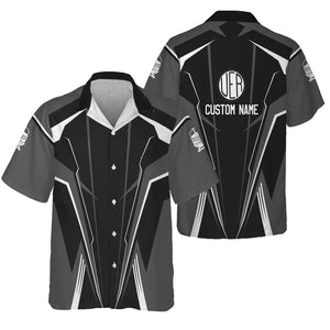 Railspirit Personalized Union Electric Railway Hawaiian Shirt Lightning-Edge Design Train Shirt For Railroad Lovers