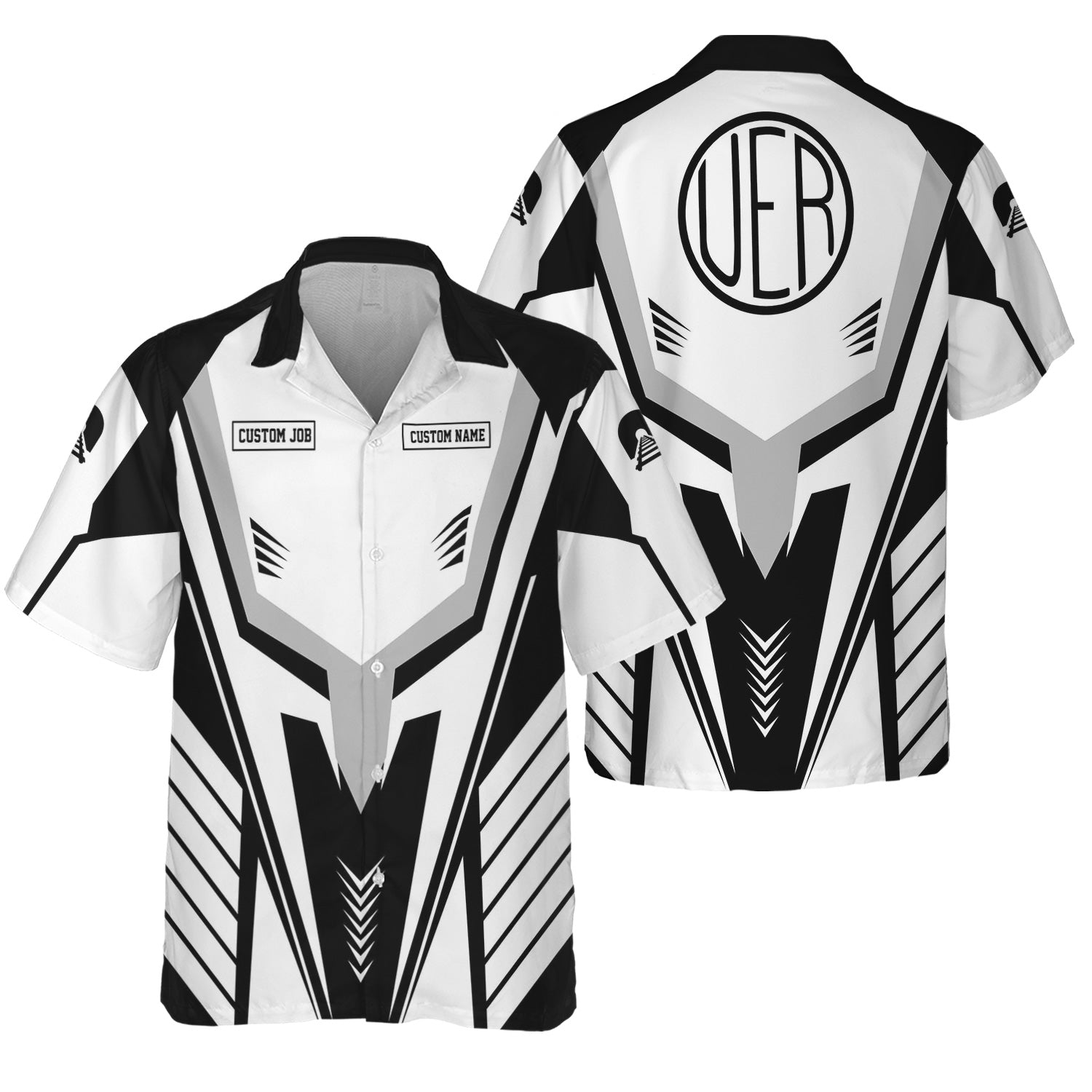 Railspirit Personalized Union Electric Railway Hawaiian Shirt Workwear-Inspired with Custom Position Train Shirt