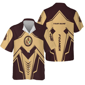 Railspirit Personalized London, Midland and Scottish Railway Hawaiian Shirt Railway Trainspotter Style Shirt Gift Idea For Foamers