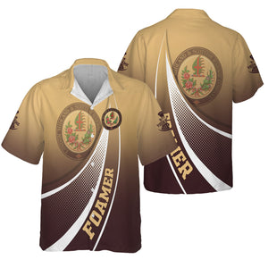 Railspirit Personalized London, Midland and Scottish Railway Hawaiian Shirt Railway-Themed Style Shirt Gift Idea For Trainspotter