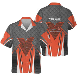Railspirit Personalized Avanti West Coast Hawaiian Shirt Rugged Steel Vibes Train Shirt All Over Print